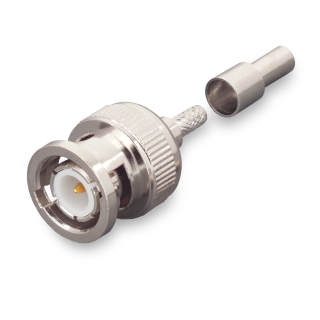 Разъем BNC-male под кабель RG174, RG178, RG316, 50 Ом, обжимной под пайку, 1 шт. Разъем BNC-male под кабель RG174, RG178, RG316, 50 Ом, обжимной под пайку, 1 шт.