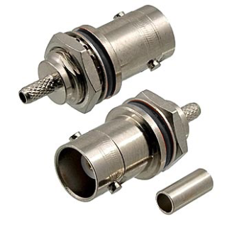 Разъем BNC-female под кабель RG174, RG178, RG316, 50 Ом, обжимной под пайку, 10 шт. Разъем BNC-female под кабель RG174, RG178, RG316, 50 Ом, обжимной под пайку, 10 шт.