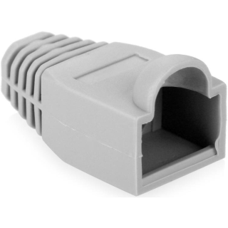 Изолирующий колпачок для патч-кордов из витой пары RJ-45 и RG-11, серый, D-6 мм, 30 шт. Netko Изолирующий колпачок для патч-кордов из витой пары RJ-45 и RG-11, серый, D-6 мм, 30 шт. Netko
