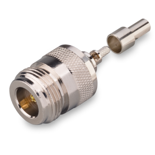 Разъем N-female под кабель RG174, RG178, RG316, 50 Ом, обжимной под пайку, 1 шт. Разъем N-female под кабель RG174, RG178, RG316, 50 Ом, обжимной под пайку, 1 шт.
