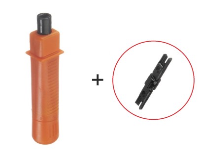 Инструмент для заделки витой пары, кабеля, патч-панелей, сетевых розеток, 110 тип, NetKo HT-3140 с ножом (HT-14TВK) в комплекте Инструмент для заделки витой пары, кабеля, патч-панелей, сетевых розеток, 110 тип, NetKo HT-3140 с ножом (HT-14TВK) в комплекте